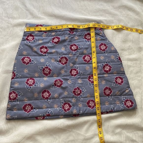 Anthropologie Carleen Floral Quilted Mini Skirt - Picture 5 of 8